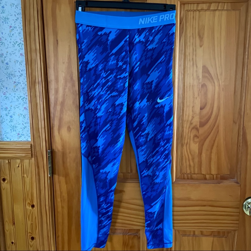 Nike Pro Blue Leggings